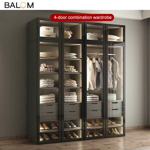 China Factory Price Bedroom Wall Wardrobe Design Multi-use Portable Clothes Wardrobe Cabinet