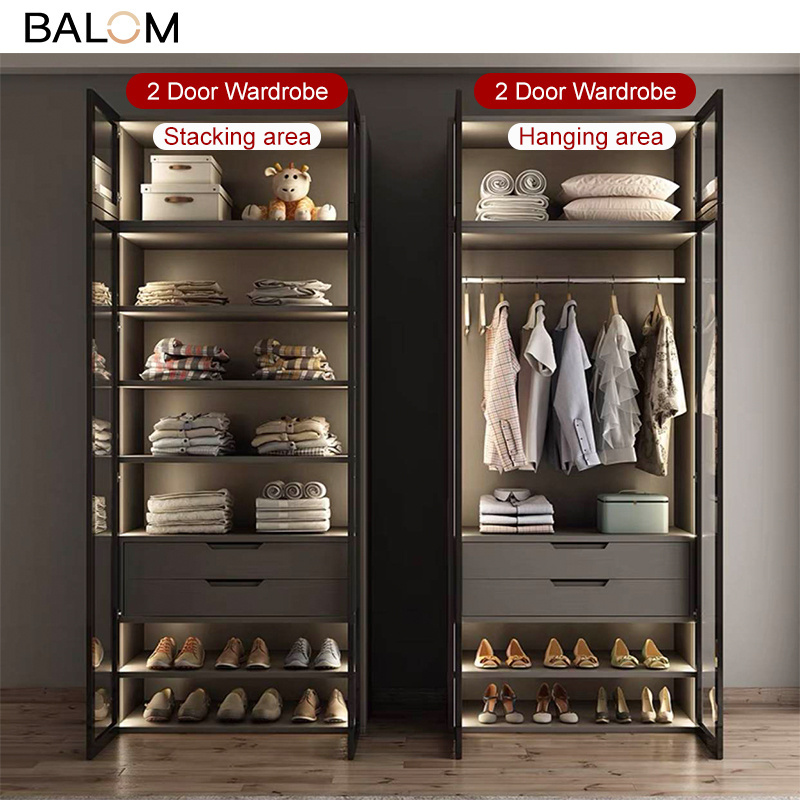 China Factory Price Bedroom Wall Wardrobe Design Multi-use Portable Clothes Wardrobe Cabinet