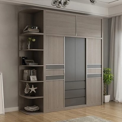 Factory Supply Minimalist Plywood Clothes Drawer Wardrobe Best Price Closet For Bedroom design wardrobe