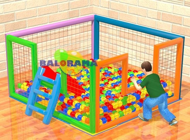 2x2x1 slides ball pool full set playground ball pit