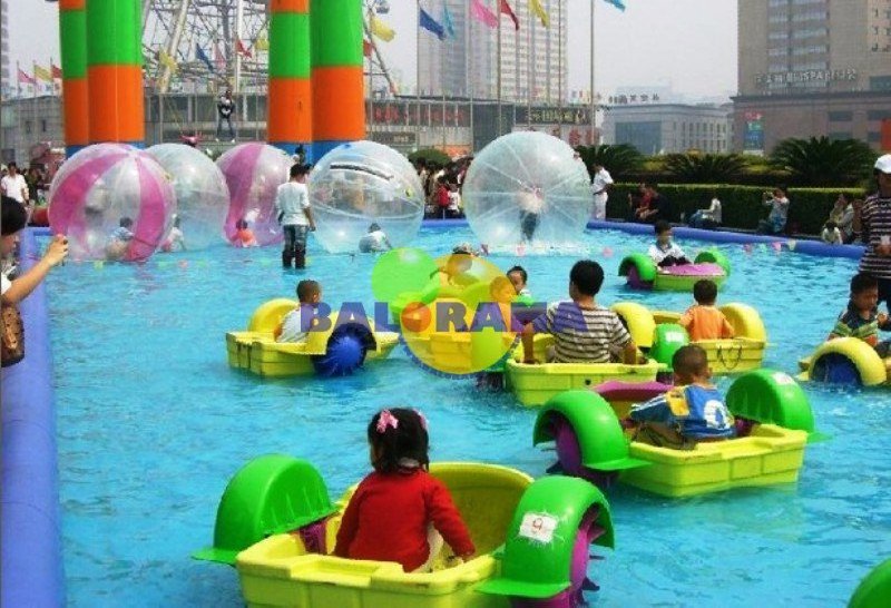 10pcs bumper boats and10x8mt inflatable pool