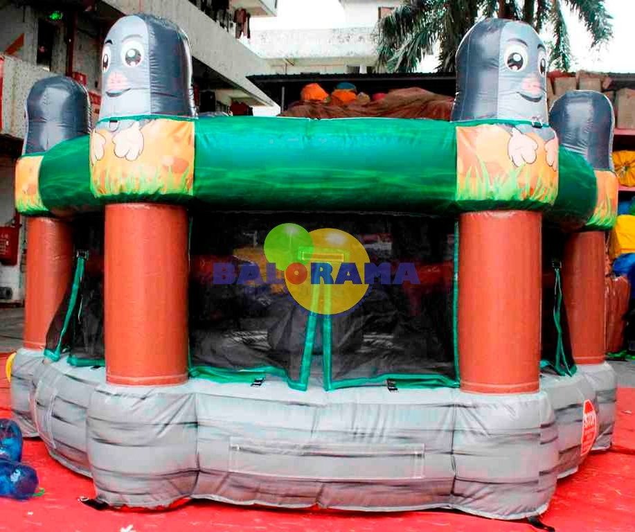 Interactive Inflatable Mole Playground