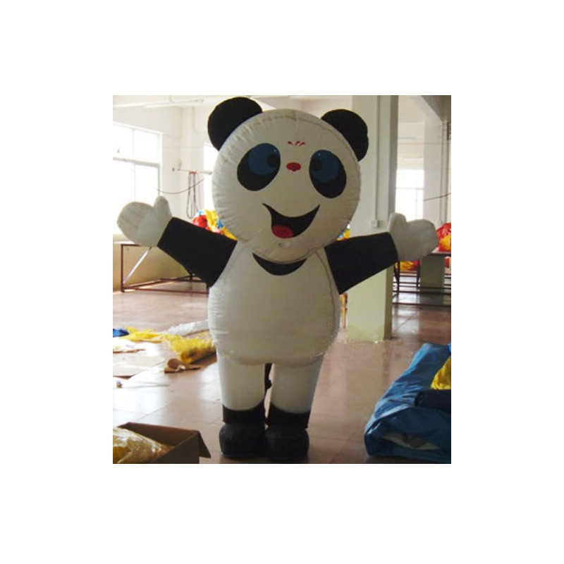 Inflatable panda costume, inflatable mascot walker