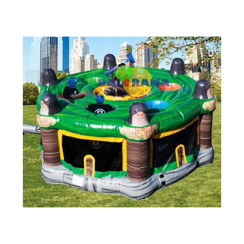 Interactive Inflatable Mole Playground