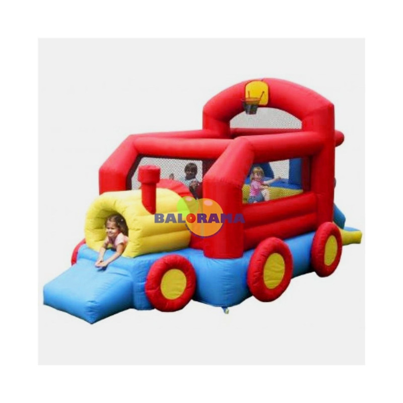 Inflatable Train Playground 5.3x2.95x2.55m