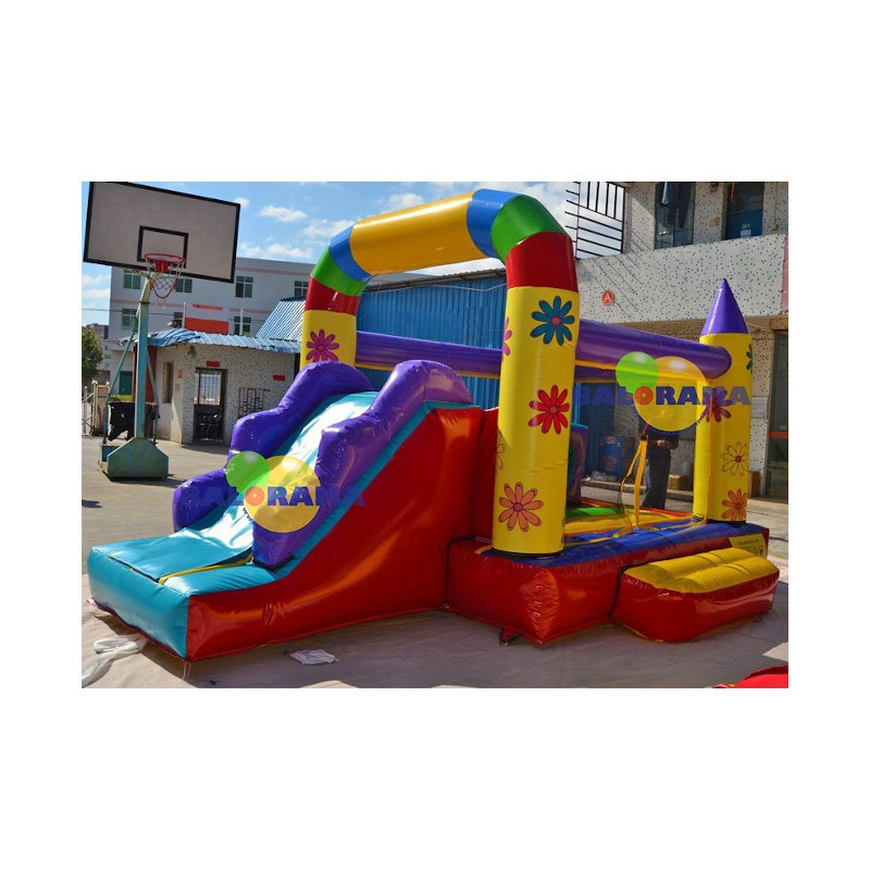 Rainbow Inflatable Playground 5x3.5x3m, rainbow inflatable bouncer