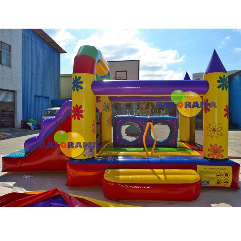 Rainbow Inflatable Playground 5x3.5x3m, rainbow inflatable bouncer