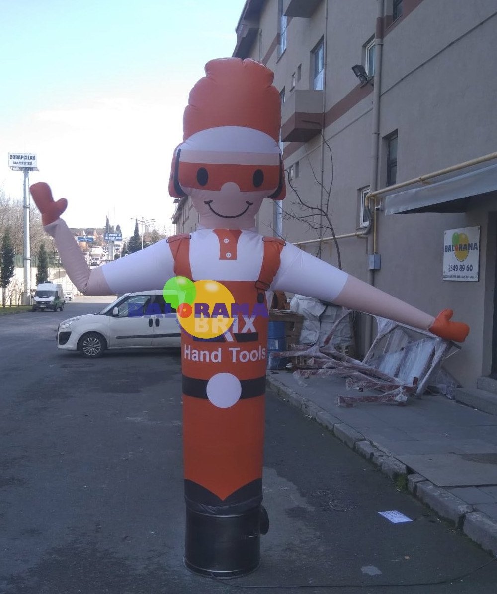 Inflatable Hand Waving Balloon Man 3 mt