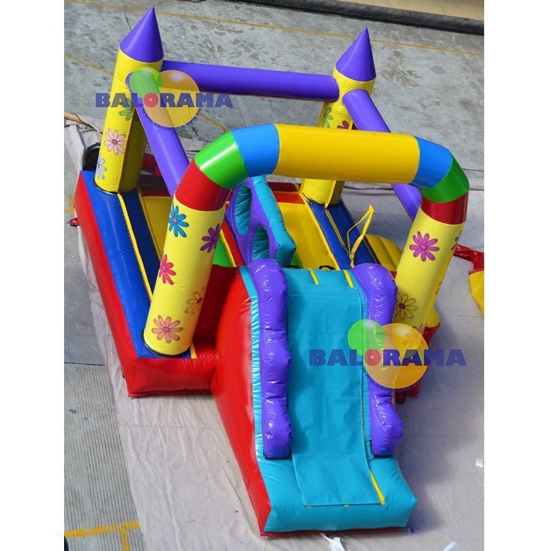 Rainbow Inflatable Playground 5x3.5x3m, rainbow inflatable bouncer