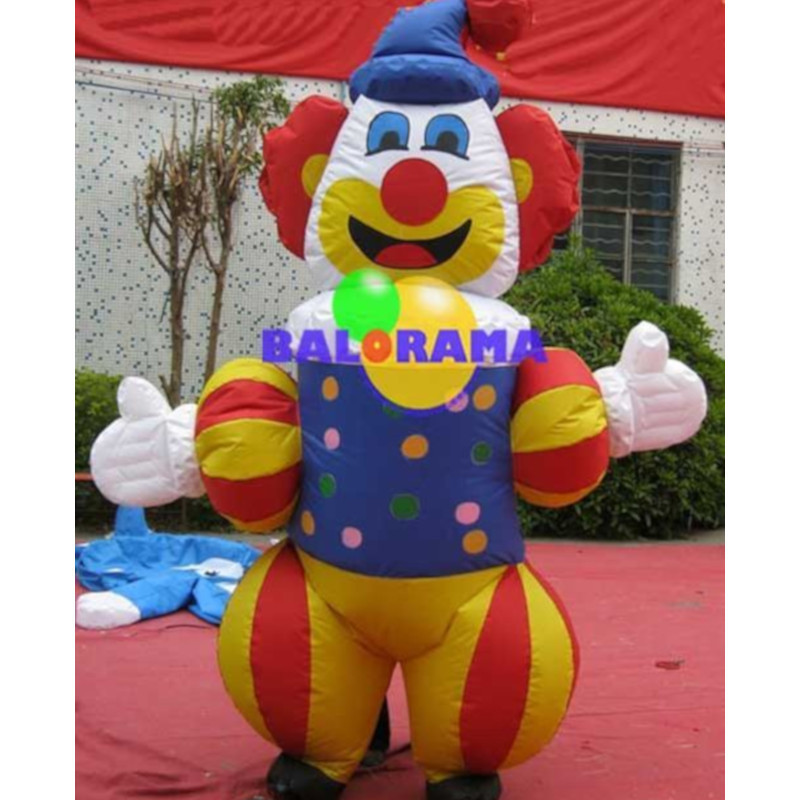 inflatable clown, advertising costume for sale, inflatable clown mascot