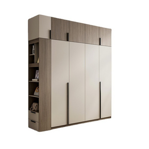 Cheap Small Storage Simple Fitted Wardrobe Flat Pack Wardrobe Cabinet Wardrobe Wood For Home