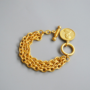 New Arrival Unique Design Wholesale Custom Made 18k Real Gold Bracelet Women Jewelry Brass Bangle Bracelet