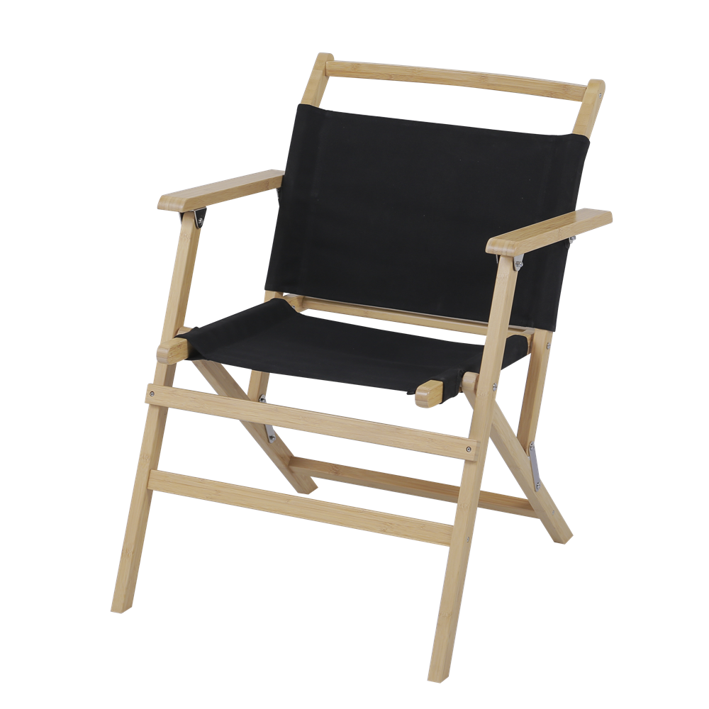 BAMBKIN portable leisure cinema wooden arm conference fishing garden beach director's folding camping chair