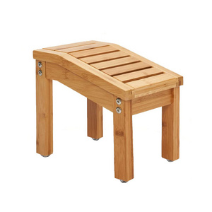 Bamboo shower foot rest