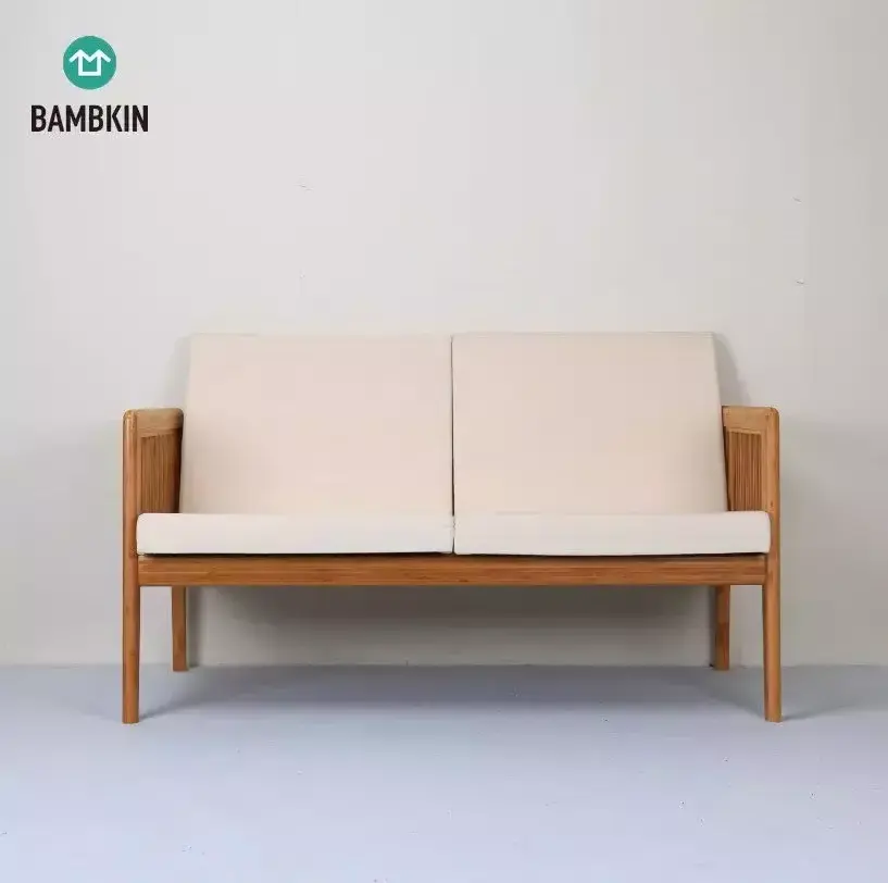 BAMBKIN modern corner sofa furniture sets outdoor sofa living room set chair natural garden bamboo chair