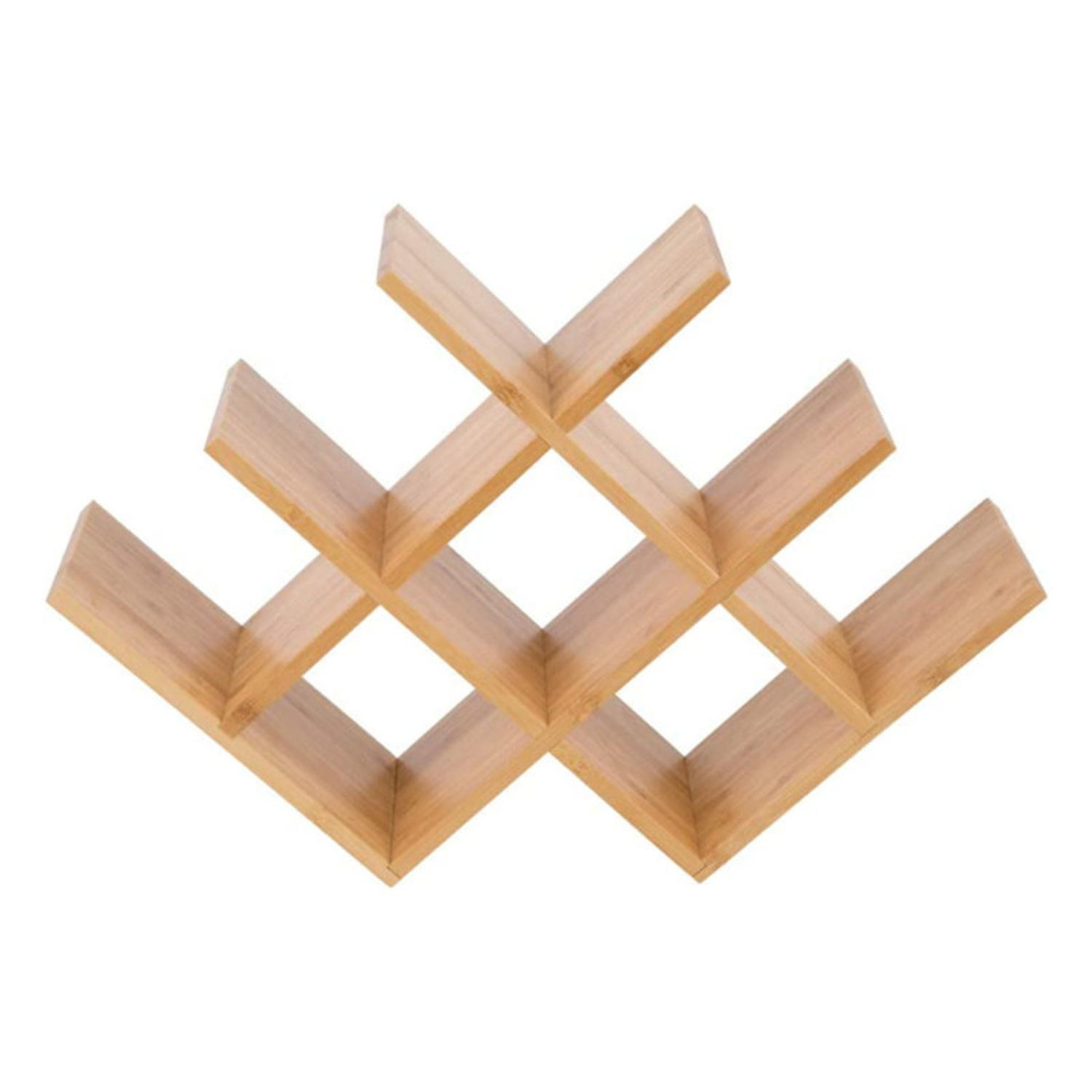 BAMBKIN 2021 new style  Eco Friendly Modern Design Storage And Apartment Furniture  For Kitchen Display Rack Bamboo Wine Rack