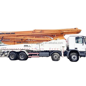 High quality original second hand Cifa 52m Mobile  Concrete Pump Truck