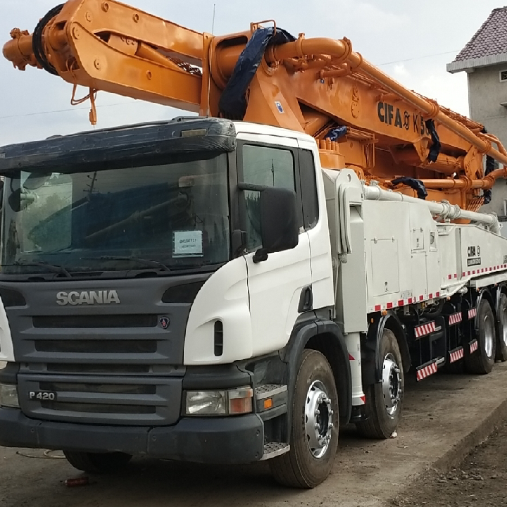 High quality original second hand Cifa 52m Mobile  Concrete Pump Truck