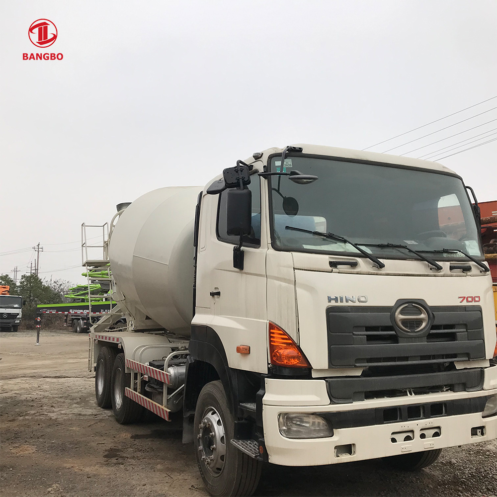 Zoomlion 10M3 hino 700 truck Used Small Cement Concrete Mixer Trucks for sale