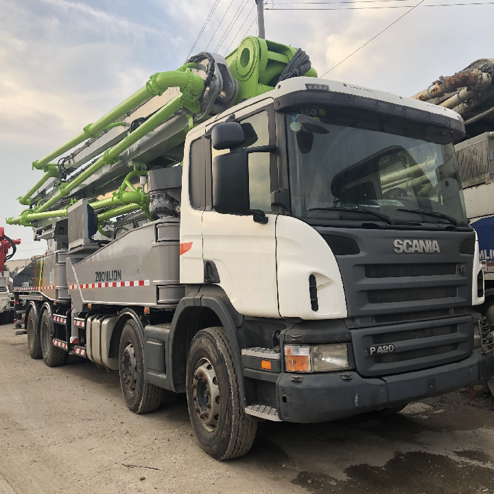 Factory Wholesale Price Used Cement Zoomlion 56M Truck boom Concrete Pump For Sale