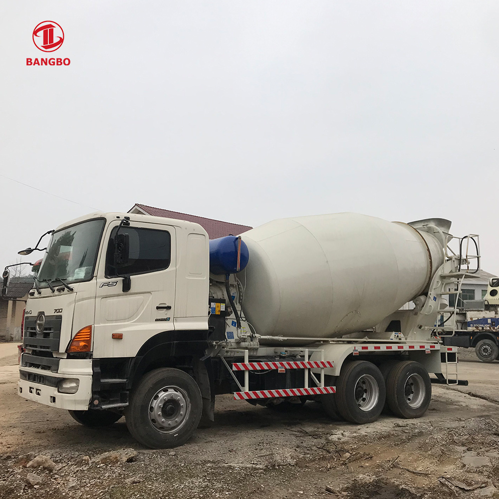 Zoomlion 10M3 hino 700 truck Used Small Cement Concrete Mixer Trucks for sale