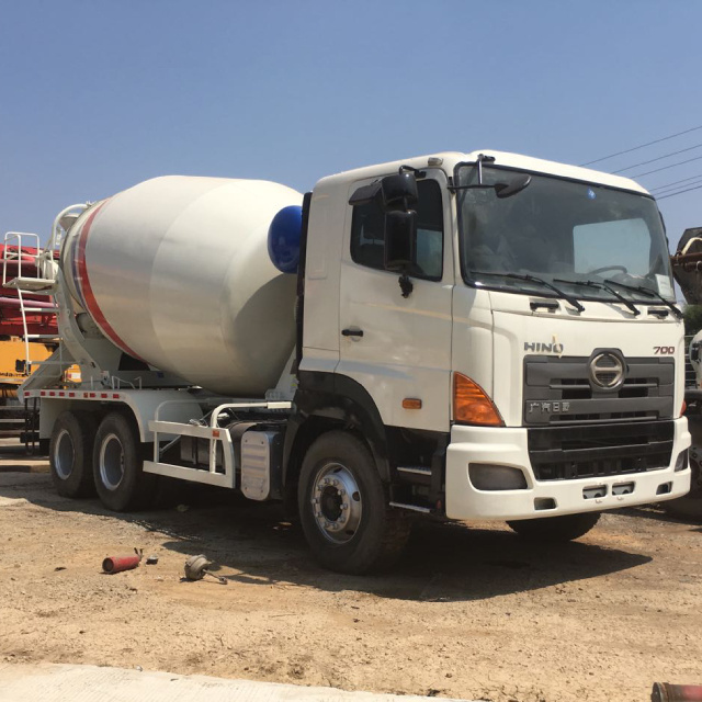 Hino Good Quality Used Concrete Mixer Truck With Pump For Sale