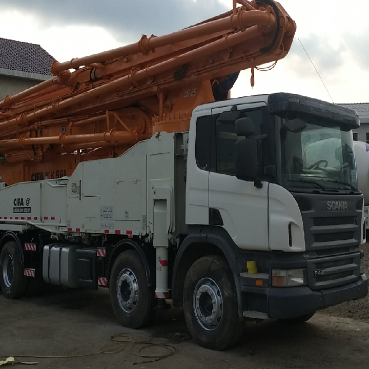 High quality original second hand Cifa 52m Mobile  Concrete Pump Truck