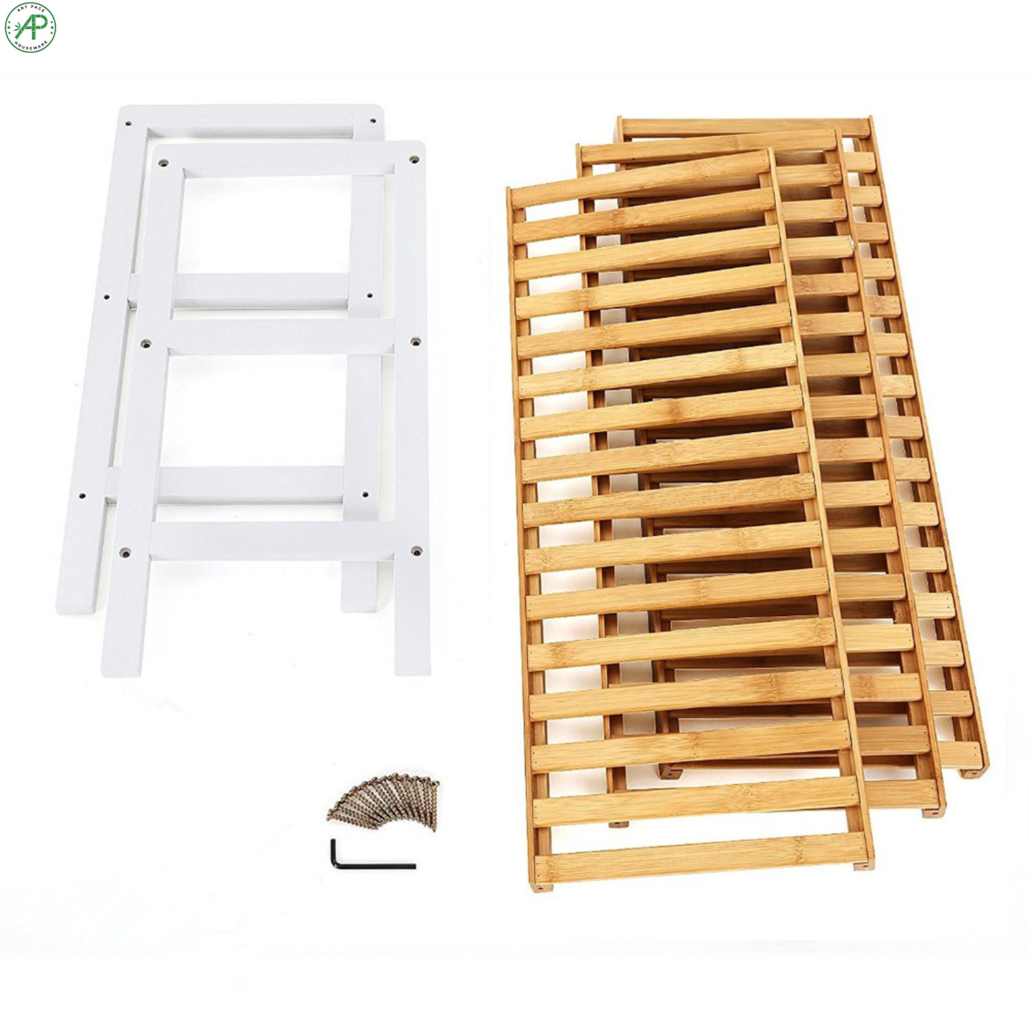 Wholesale Custom Free Standing 3 Tier Bamboo Shoe Rack for  Entryway Home Storage