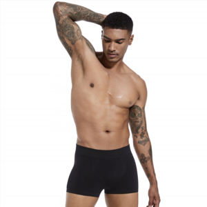 BAMBOO | In-stock Men Solid Bamboo Boxer Shorts Underwear Seamless Sustainable Breathable Underpants