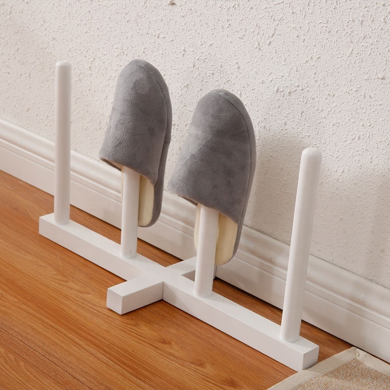 Japanese style slippers rack solid wood simple and creative mini small door Japanese shoe rack