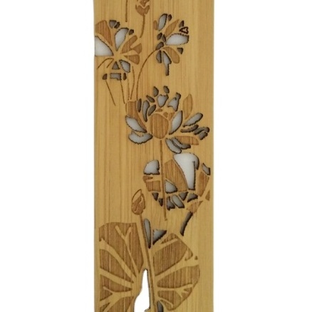 laser engraving wooden souvenir bookmark