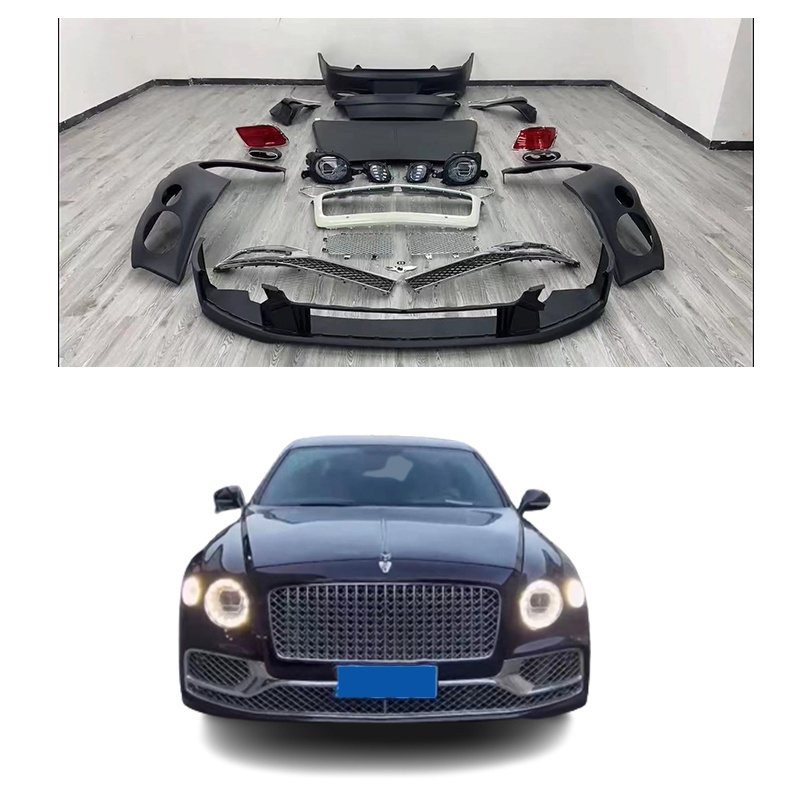 Body Kit Front Bumper Rear Bumper Fender Headlight Taillight Bonnet Truck For Bentley Flying Spur 2002-2012