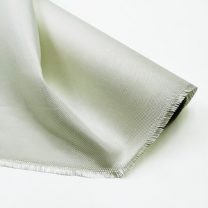 Sio2 Over 96% Fire Resistant Glass Fiber Fabric1000c Insulation Thin Fiberglass Fabric 300G/M2 High Silica Cloth