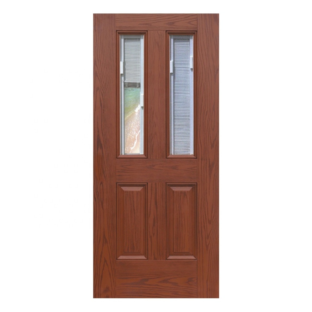 New Design Wood Grain Texture Fiber Glass Gate Bedroom Made In China