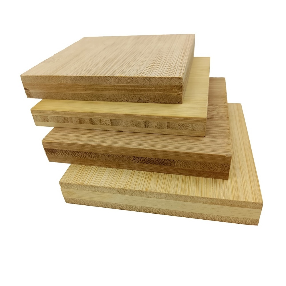 Factory Export Wholesale 3 Layers Natural Bamboo Board 15mm Thickness Horizontal Grain Vertical Laminated Bamboo Panel on Sale