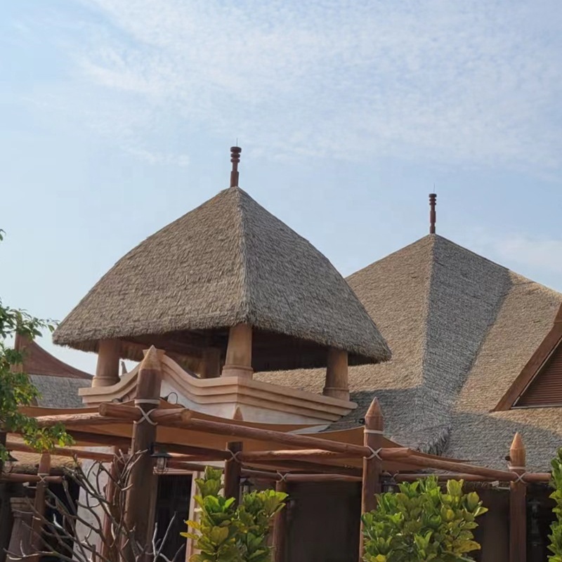 Eco-friendly Extrusion Art Tiki China Best Roof Synthetic Artificial Thatch