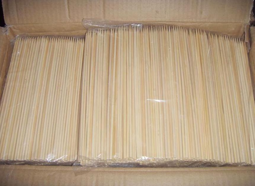 Environmental Protection Round Bamboo Sticks BBQ Bamboo Disposable Skewer Fruit Meat Sticks