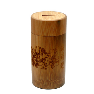 Top Seller High Quality Bamboo Piggy Coin Bank Kid Bamboo Piggy Banks Size And Shape Can Be Customized