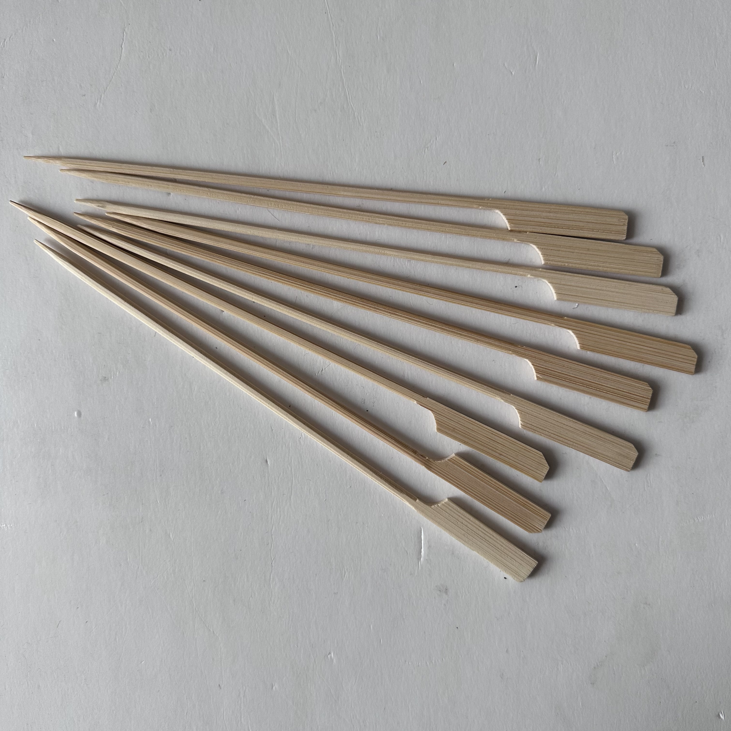 Factory wholesale food grade bamboo teppo skewer with custom logo