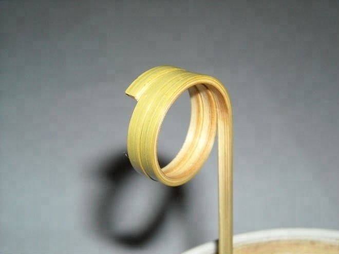 Bamboo Looped Picks Finger Ring Cocktail Fruit Twist Skewer