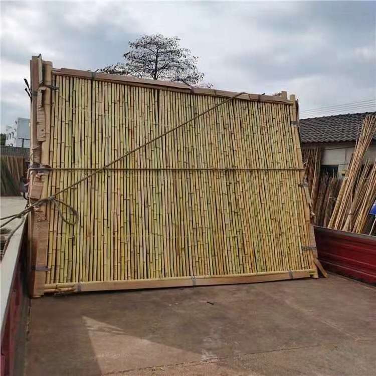 2022 Nature garden bamboo fence rolled bamboo wood reed fence natural privacy Willow Panel/willow hurdle