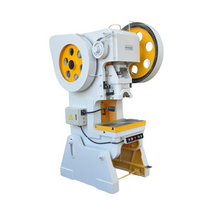 J23 6 tons small double crank forging power press machine for leaf license plate embossing automatic sheet metal feeder