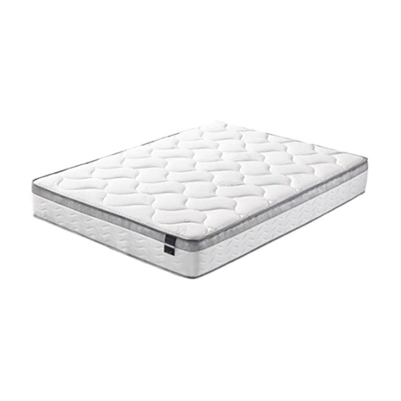 Comfort Plush Euro Pillow Top Twin Size 12 Inch Cool Memory Foam with Pocket Spring Mattress