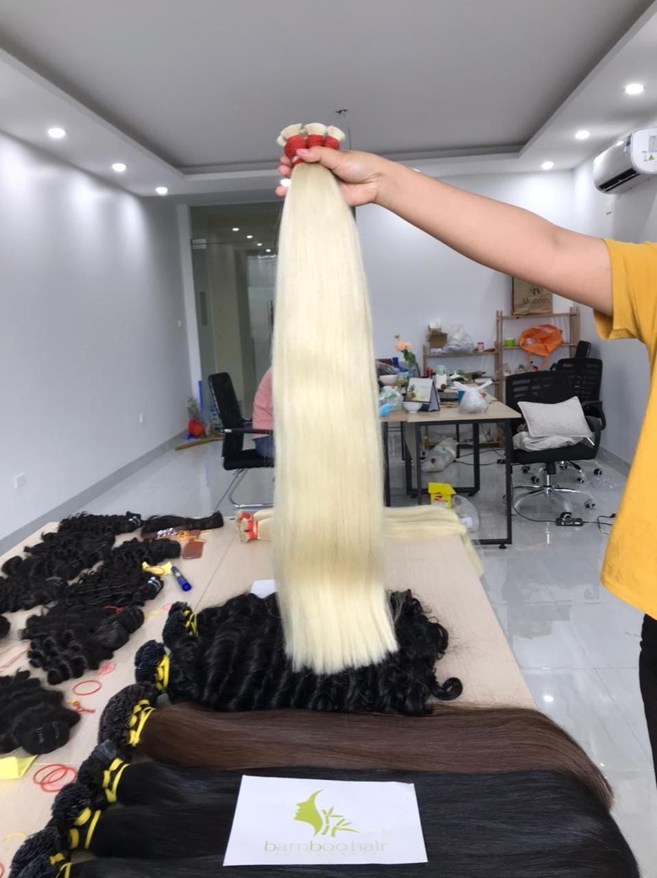 Bamboohair Vietnam Bulk Hair From 100% Vietnam Human Hair Wholesale Natural Hair Extension High Quality Silky