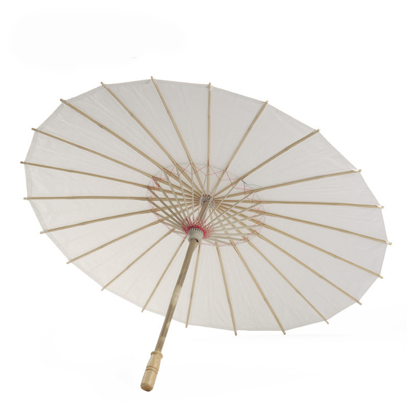 Bamboo craft paper umbrella custom DIY hand-painted blank paper umbrella Chinese antique umbrella