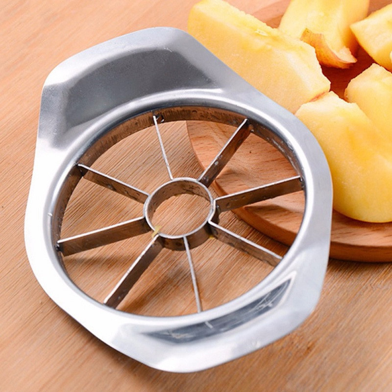 Quicken Slicing Apple Cutter Slicer, HEAVY DUTY Apple Corer Divider Stainless Steel Grater Slicer Cutter