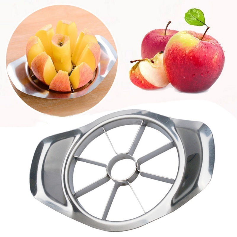 Quicken Slicing Apple Cutter Slicer, HEAVY DUTY Apple Corer Divider Stainless Steel Grater Slicer Cutter