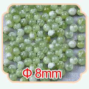 8-14MM Green Grape Frosted Green Jade Natural Stone Round Loose Semi Beads for Jewelry Making Xiuyan Jade White Frosted Beads