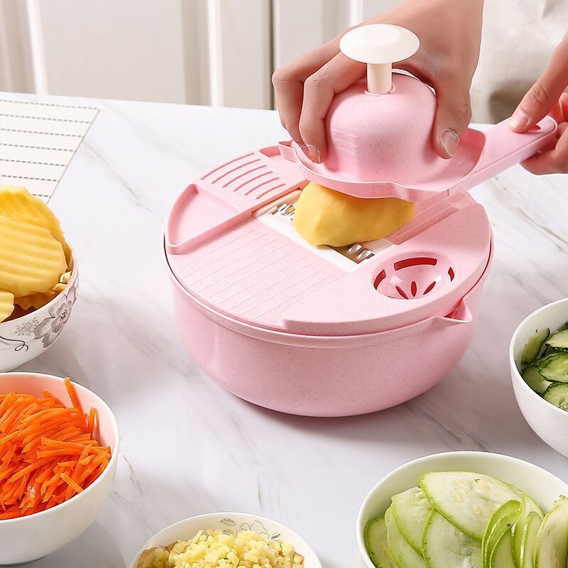 New Kitchen Manual Vegetable Dicer Multi Function Vegetable Potato Chopper Cutter