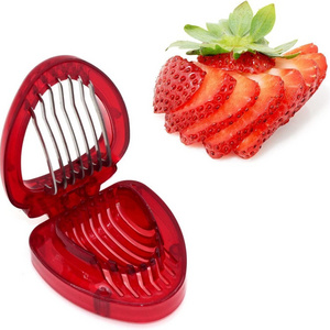 Strawberry Section Slicer Kitchen Cutter Gadgets Kitchen Tool Mini Slicer Cut Stainless Steel Blade Craft Fruit Tools